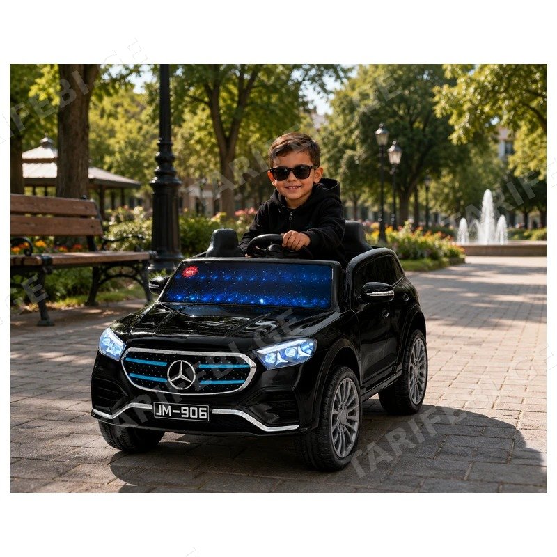 საბავშვო ელექტრო მანქანა MERCEDES JM-906-B 2 ძრავით, 12V