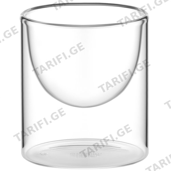 დესერტის ჭიქების ნაკრები ARDESTO AR2617BCR, 0.17L, 2PCS, DOUBLE WALL DESSERT GLASSES SET, TRANSPARENT