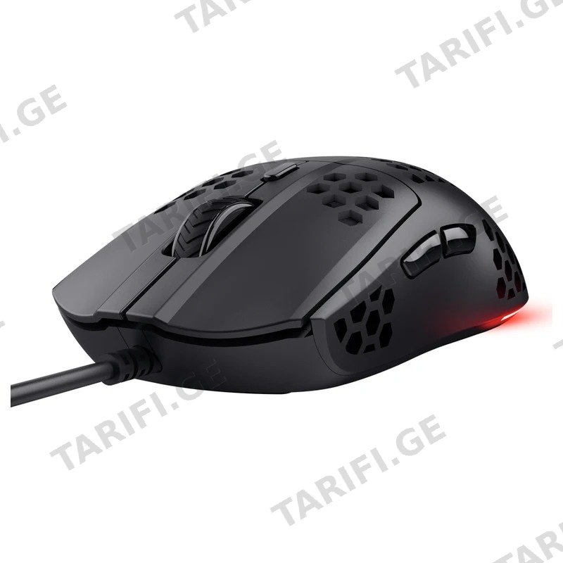 სათამაშო მაუსი TRUST GXT 928 HELOX RGB განათებით 6400 DPI