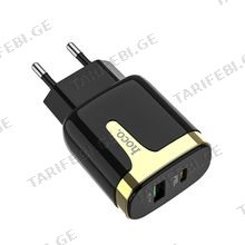 HOCO C79A Zeus PD+QC3.0 charger set(Type-C to Lightning)(EU) Black