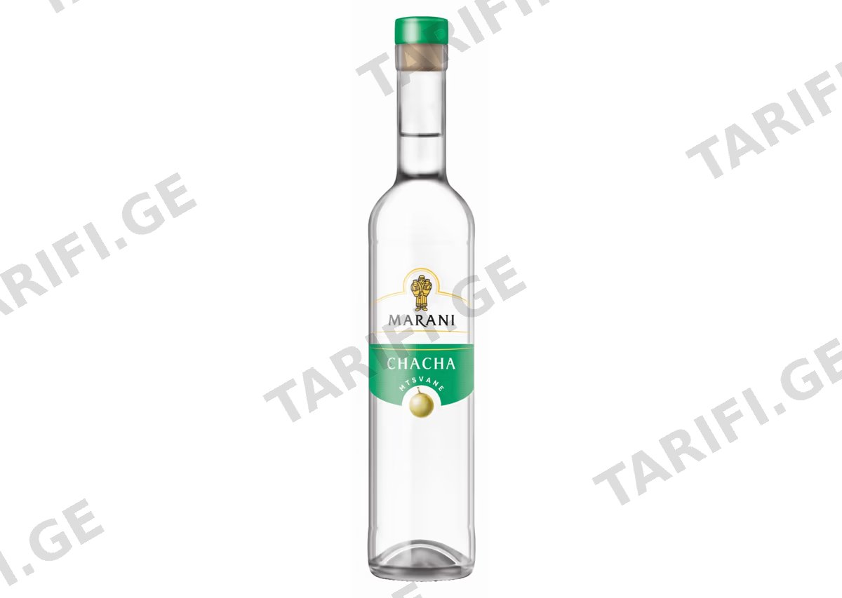 ჭაჭა მარანი მწვანე - 0.5L