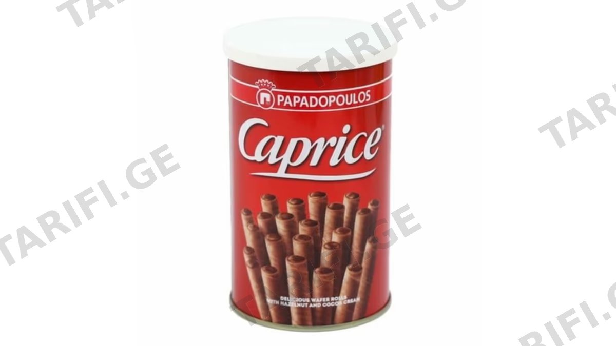 CAPRICE კლასიკი ვაფლის ხვეულა 115გრ