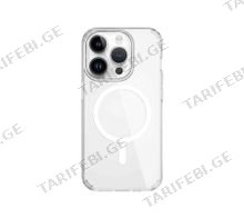 WIWU Crystal Iphone 15 pro case MCC-101 clear მობილური ტელეფონის ქეისი