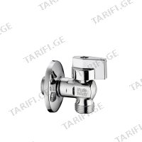 (1/2"x1/2") კუთხის ვენტილი ბურთულიანი (ნახ. ბრუნი) VA-ALBERTONI