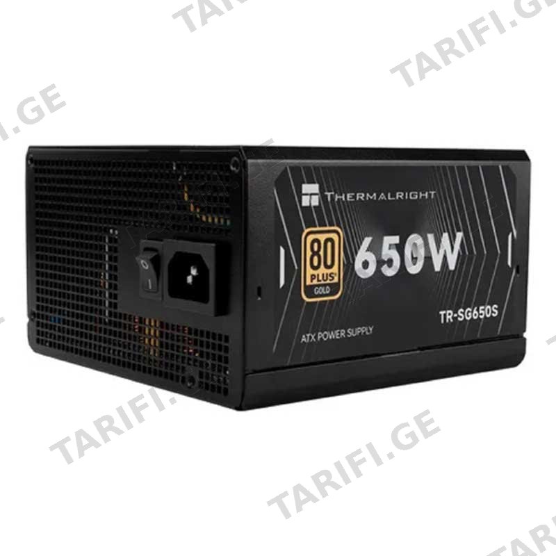კვების ბლოკი THERMALRIGHT TR-SG650S, 650W, 80 PLUS GOLD, POWER SUPPLY, BLACK