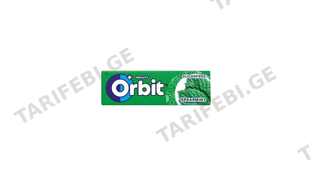 ორბიტი საღეჭი რეზინი პიტნა 13.6გრ
