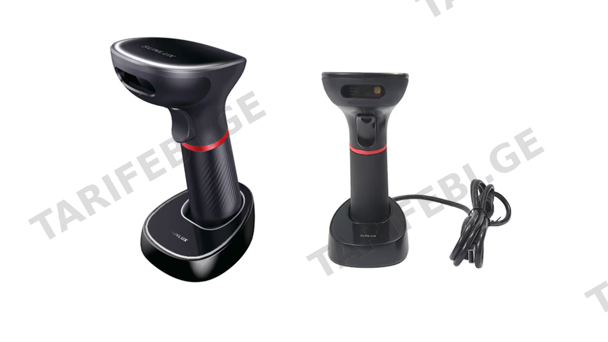 ბარკოდის სკანერი Sunlux XL-9610, 2D, Bluetooth, USB, USB-VCP, Barcode Scanner, Black