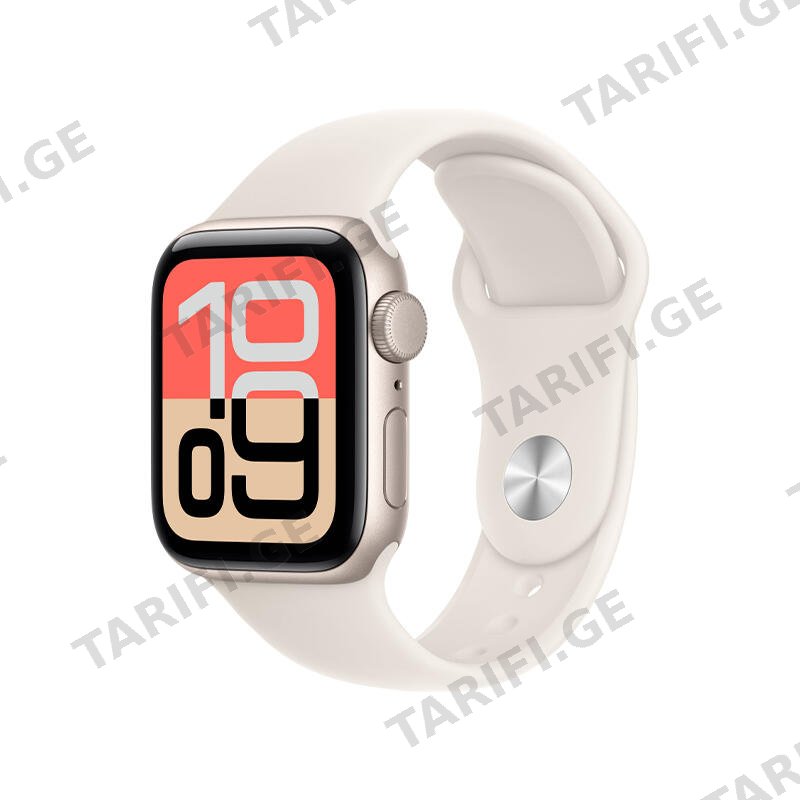 სმარტ საათი Apple Watch SE 3 GPS 40mm Starlight Aluminium Case With Starlight Sport Band MEH34 S/M