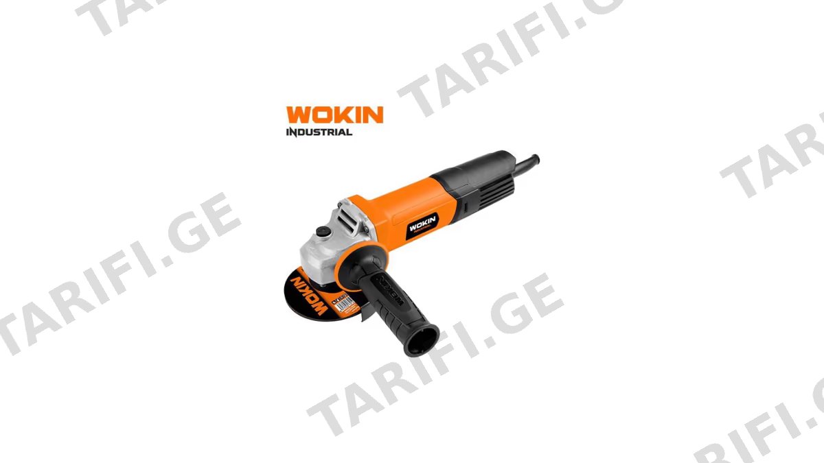 კუთხსახეხი Wokin 784476, 100mm, 760W 11000Rpm, Black/Orange