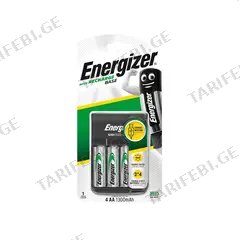 დამტენი Energizer AA 4ც 1300mAh
