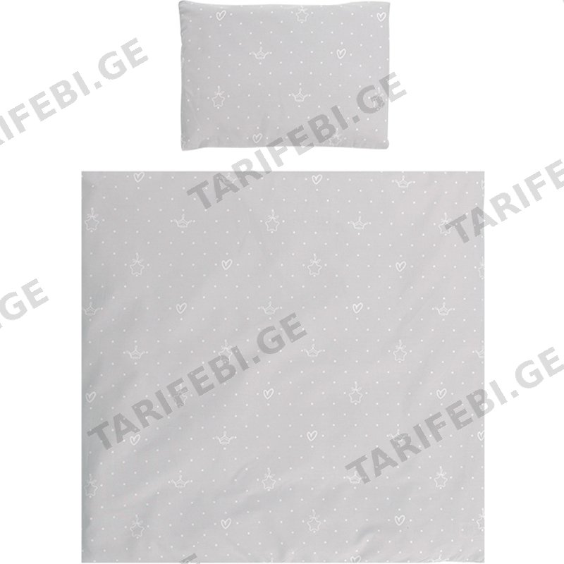 საბავშვო თეთრეულის ნაკრები LORELLI LITTLE BEAR GREY 20801145903