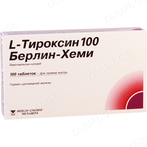 ლ-თიროქსინი ბერლინ-ჰემი ტაბლეტი 100მკგ #100