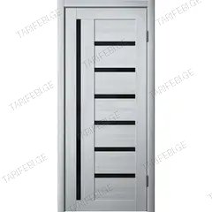 კარის ბლოკი Fly Doors LA STELLA 217 იფანი ნაცრისფერი შუშა შავი 36x800x2150 მმ