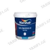 საღებავი ინტერიერის- silicone ozel mat marshall 15ლტ თეთრი