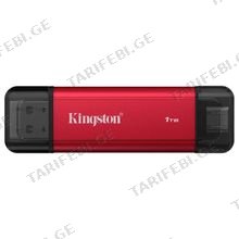 KINGSTON SPSD/1TB EXTERNAL SSD USB 3.2 RED გარე მყარი დისკი 1TB
