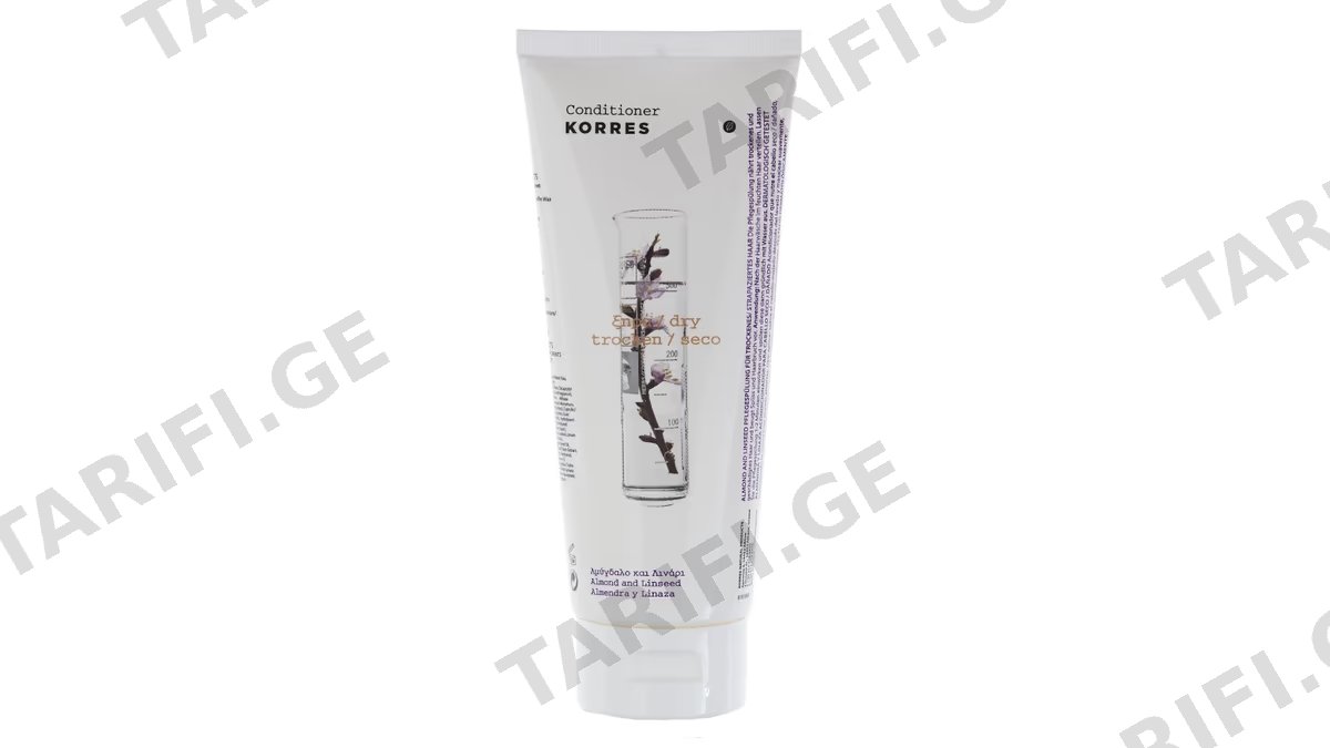 კორესი თმის კონდიციონერი 0108 ALMOND&LINESEED 200მლ *