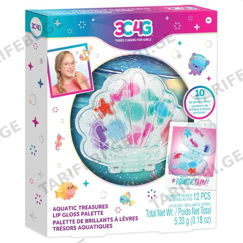 საბავშვო კოსმეტიკის ნაკრები MAKE IT REAL 10071MR AQUATIC TREASURES