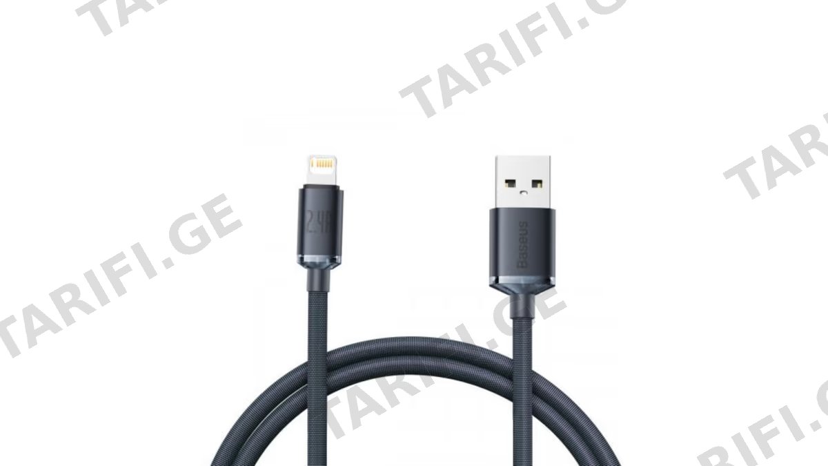 Baseus Crystal Shine Series Fast Charging Data Cable USB to Lightning 1.2m CAJY000001