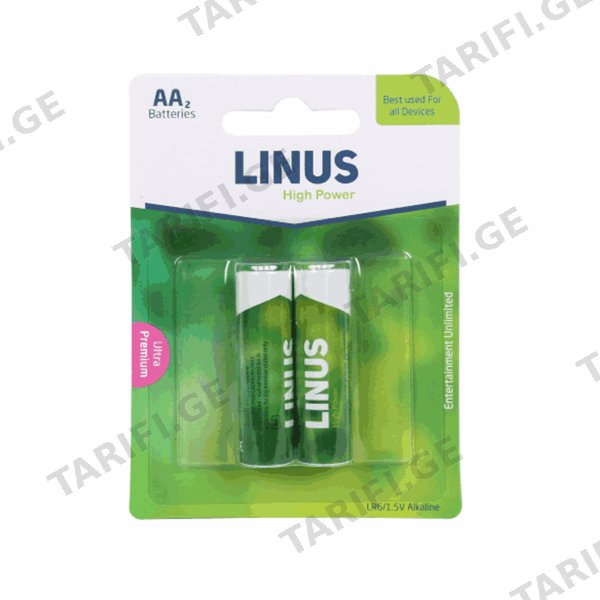 ელემენტი AA Ultra Premium Alkaline 2PC Blister Linus