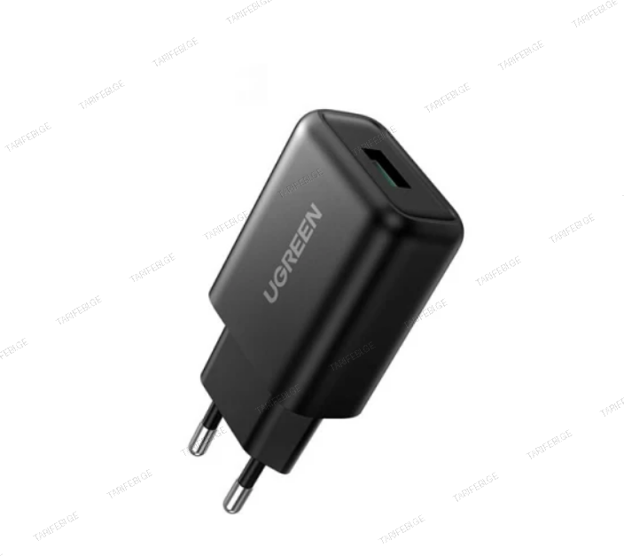 UGREEN Quick Charge 3.0 USB Charger EU Black/70273