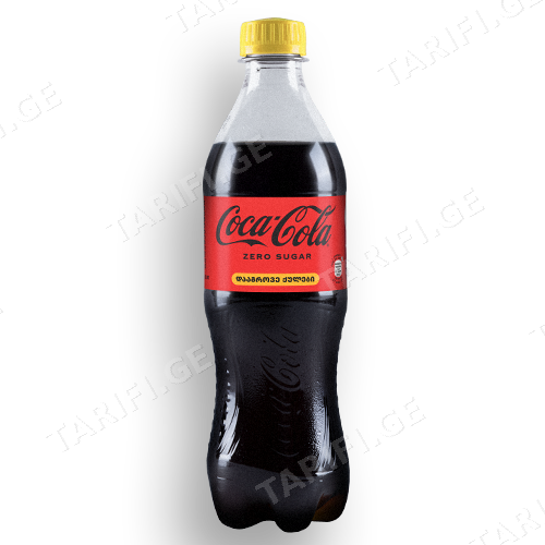 კოკა კოლა ზერო 0.5 ლ