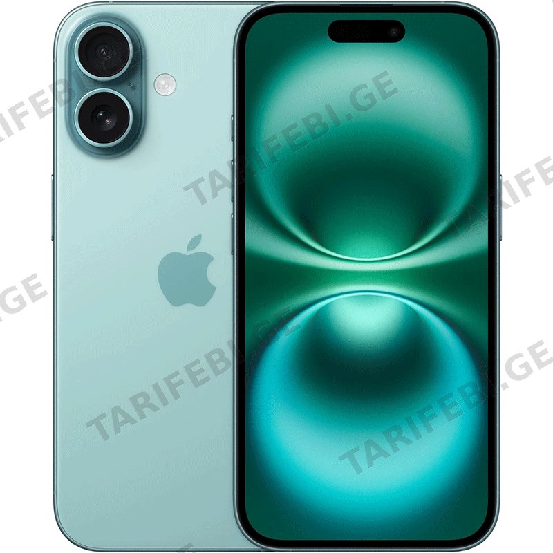 მობილური ტელეფონი APPLE IPHONE 16 128GB TEAL