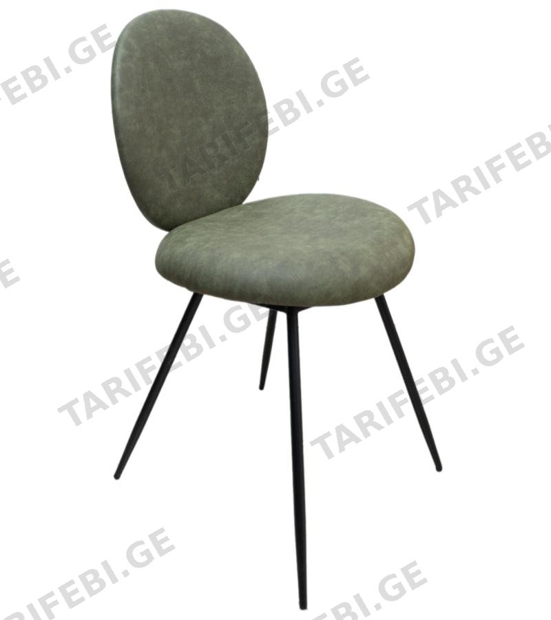 სკამი #DC9516 / SY808-27 walnut back (55*46*81) ფერი. GREEN