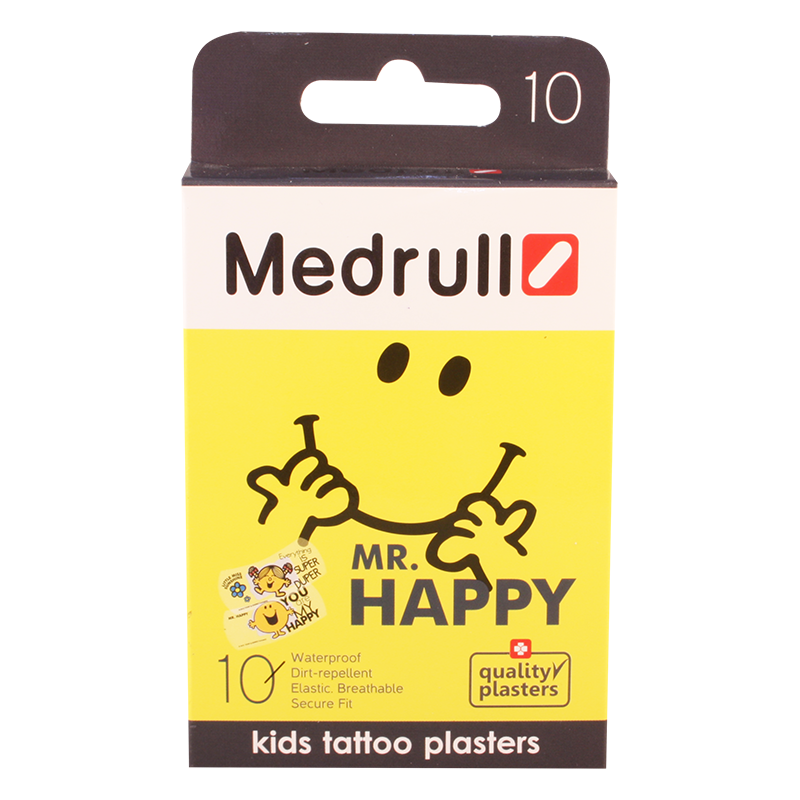 ლეიკოპლ.ბავ.Tattoo Mr.Happy#10