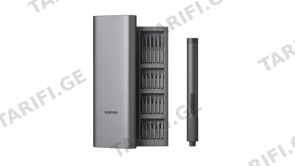 ელექტრო სახრახნისი Xiaomi MJDDLSD003QW, 170Rpm, Gray