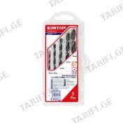 ხის ბურღების ნაკრები 5ც Emtop-EWDBB15055