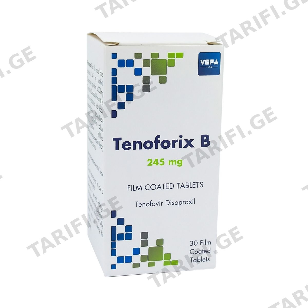 Tenoforix B - ტენოფორიქსი B 245მგ 30 ტაბლეტი