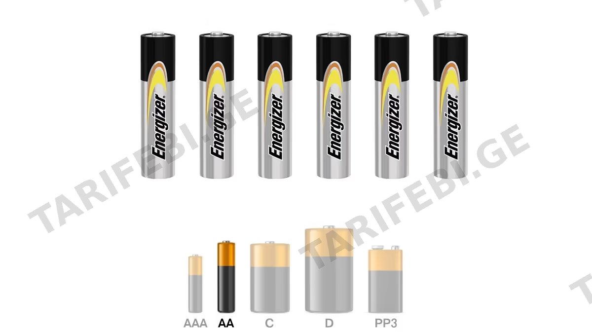 Energizer Size AA ელემენტი (1ცალი) (2350)