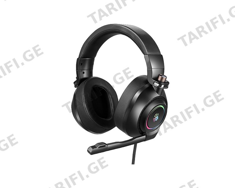 ყურსასმენი A4Tech Bloody G580 RGB Virtual 7.1 Surround Sound Gaming Headset With Mic Black
