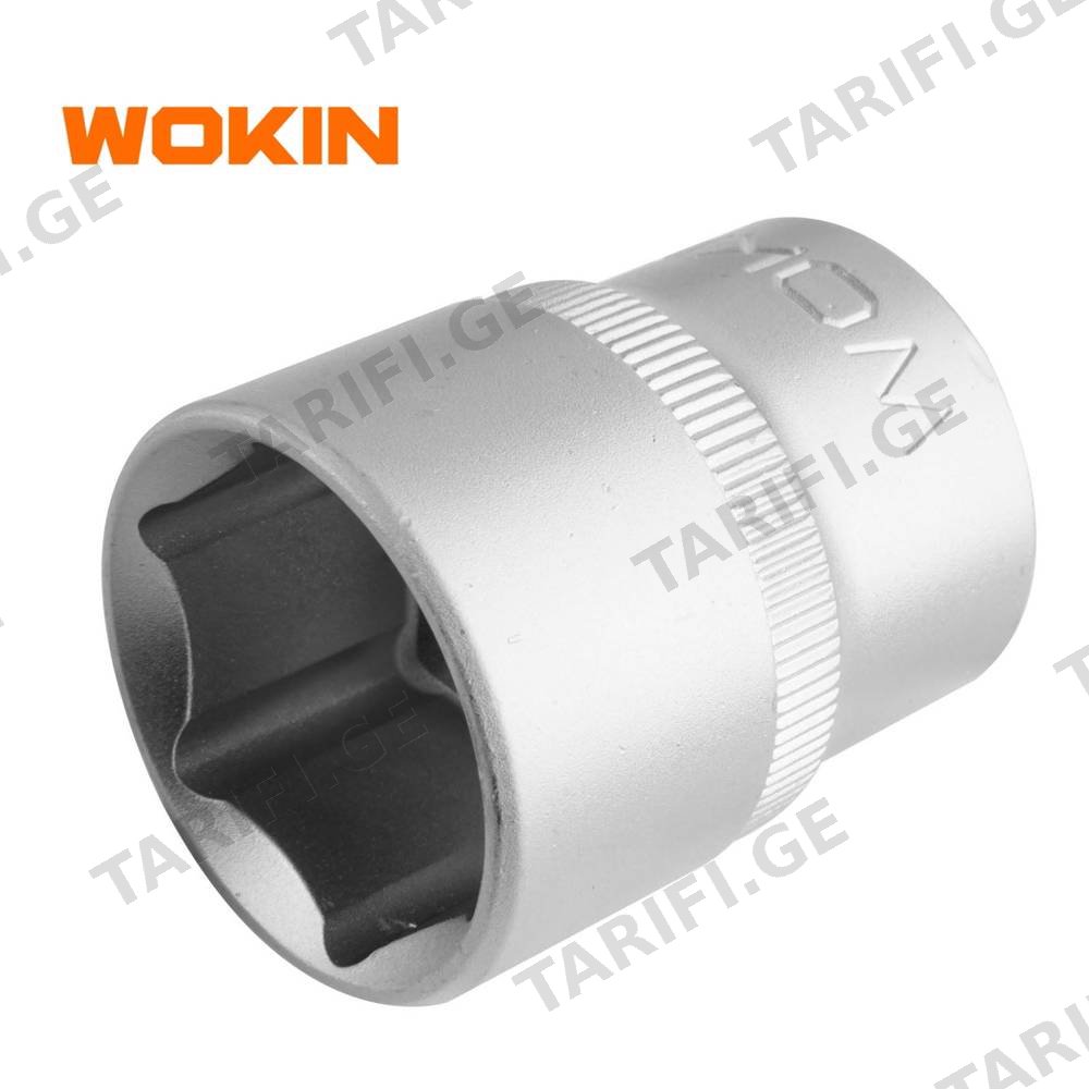 ქანჩის გასაღების პირი Wokin 154530, 1/2″, 30MM, Drive Socket (INDUSTRIAL), Silver