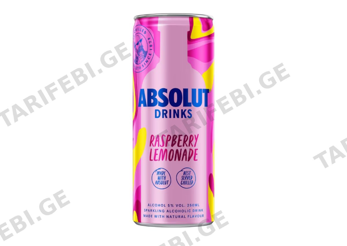 კოქტეილი Absolut Raspberry - 0.25L