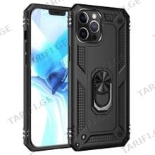 iPhone 12 Pro Sofia Ring Case სილიკონის ქეისი ბეჭდით - ოქრო