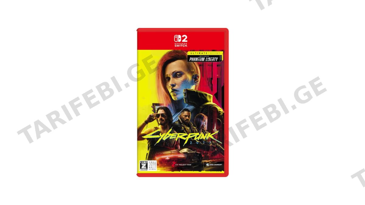 Nintendo Switch 2 Game Cyberpunk 2077 Ultimate Edition