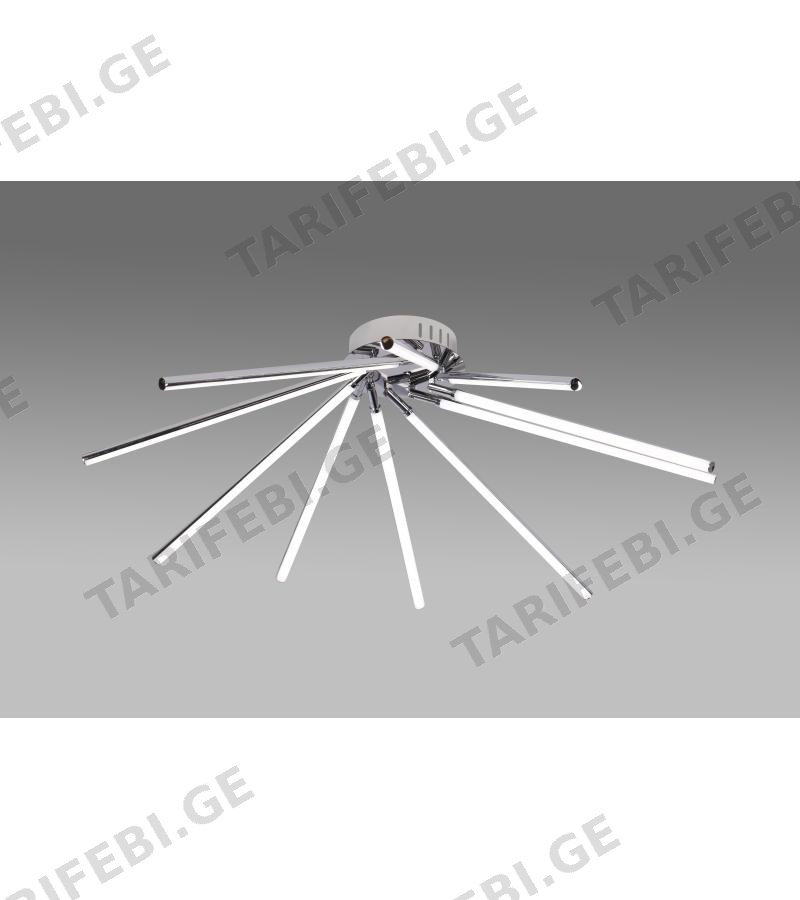 ჭაღი LED GZCG-AY2001/10D CH 24W ფერი: Chrome (4000K)