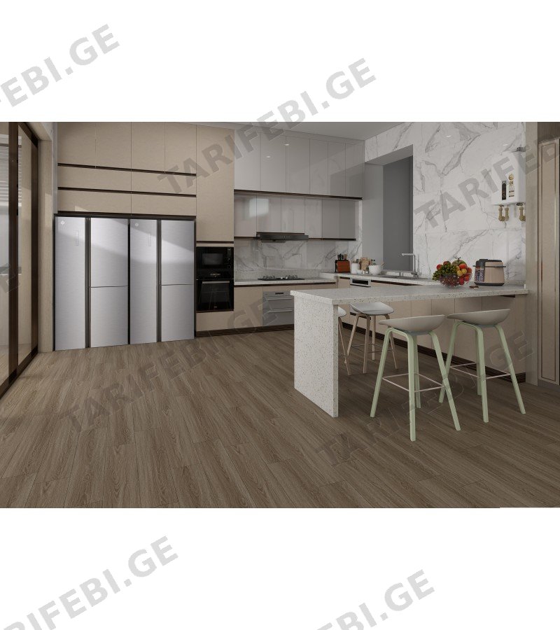 ვინილის იატაკის საფარი SPC/PVC FLOOR M124 630*126