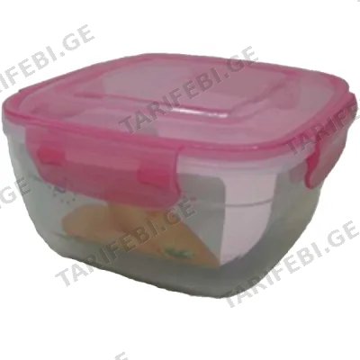 პლასტმასის კონტეინერი STARPLAST 394078 (ჰერმეტული, 1.5 L)