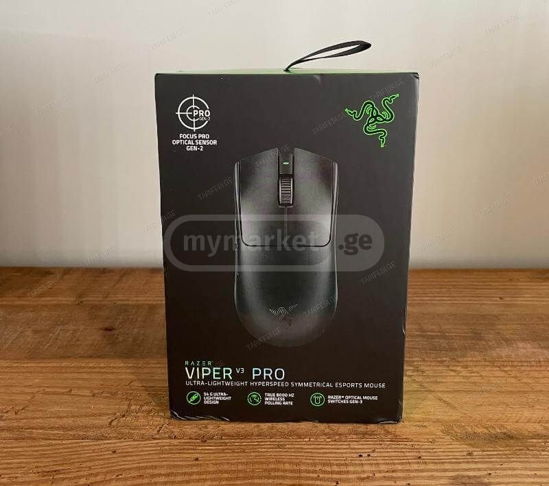 მაუსი Razer Viper v3 Pro ახალი