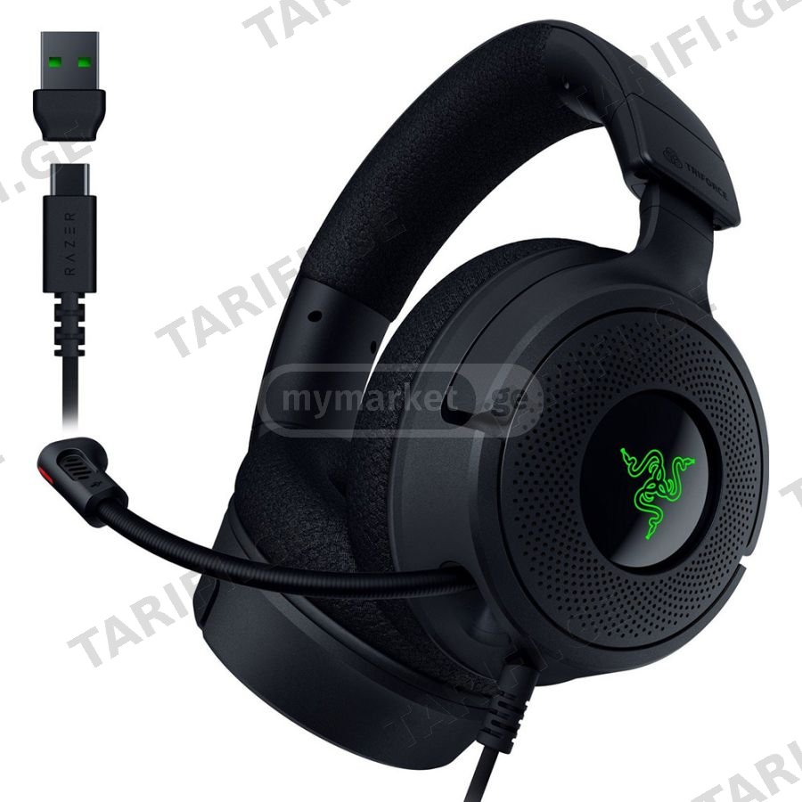 Razer Gaming Headset Kraken V4 X, 7.1, USB-A, 1.8м, RGB, bla