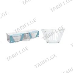 ჭიქების ნაკრები Koopman YE6000320 3ც