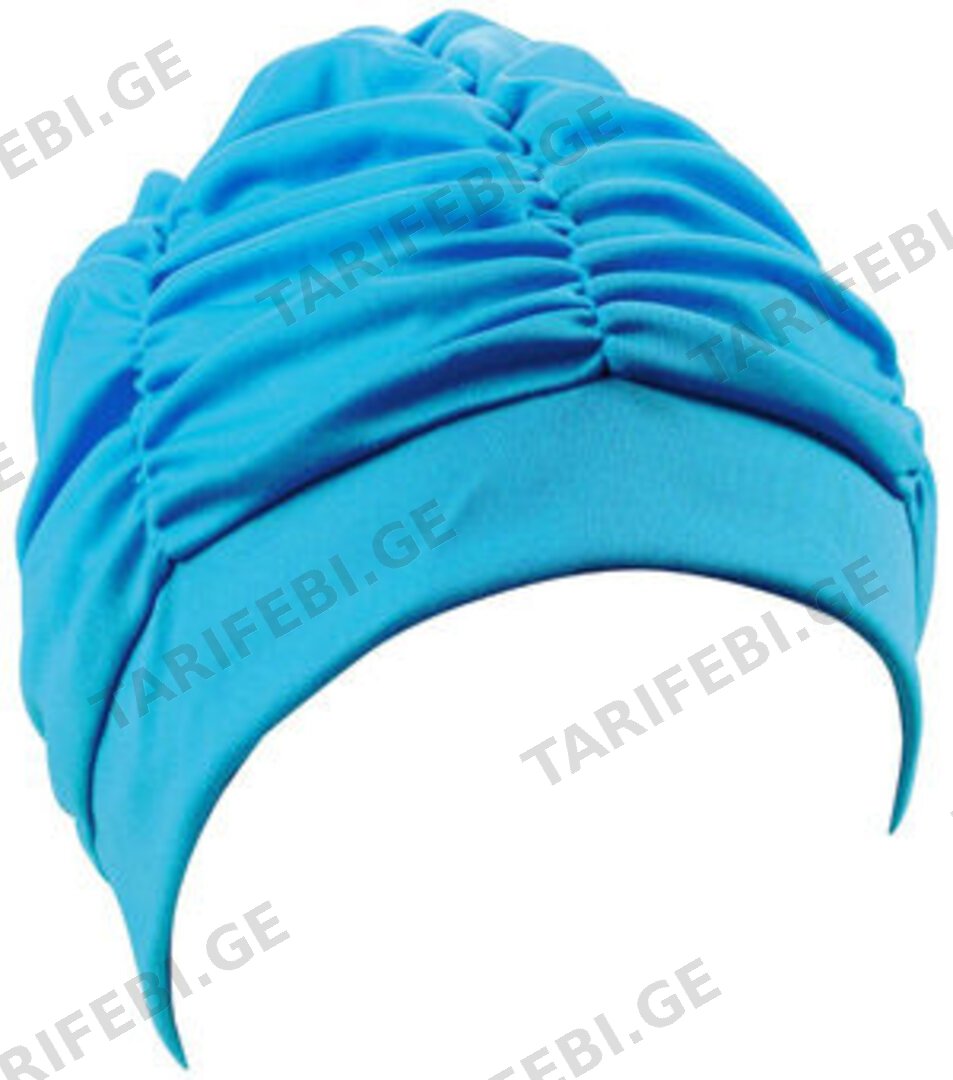 ცურვის ქუდი BECO FABRIC (პოლიესტერი/ფირუზისფერი)