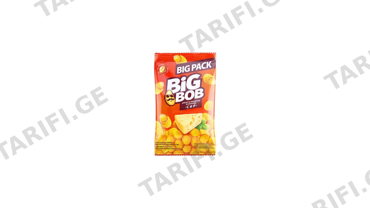 BIG BOB არაქისი ყველის არომატით-90გრ