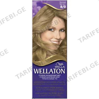 თმის საღებავი WELLATON 8/0 HELLBLOND