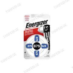 ელემენტი Energizer სმენის აპარატის HA675 4ც Zinc Air