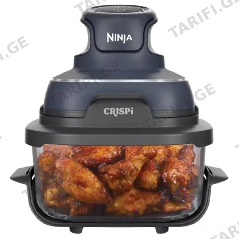 აეროგრილი NINJA FN101EUGY CRISPI 1700W 3.8ლ ნაცრისფერი
