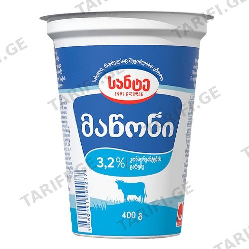 მაწონი /სანტე/ (3.2%) 400გრ