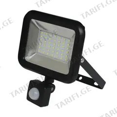 პროჟექტორი LINUS LED 50w 6500k IP65 Sensor black
